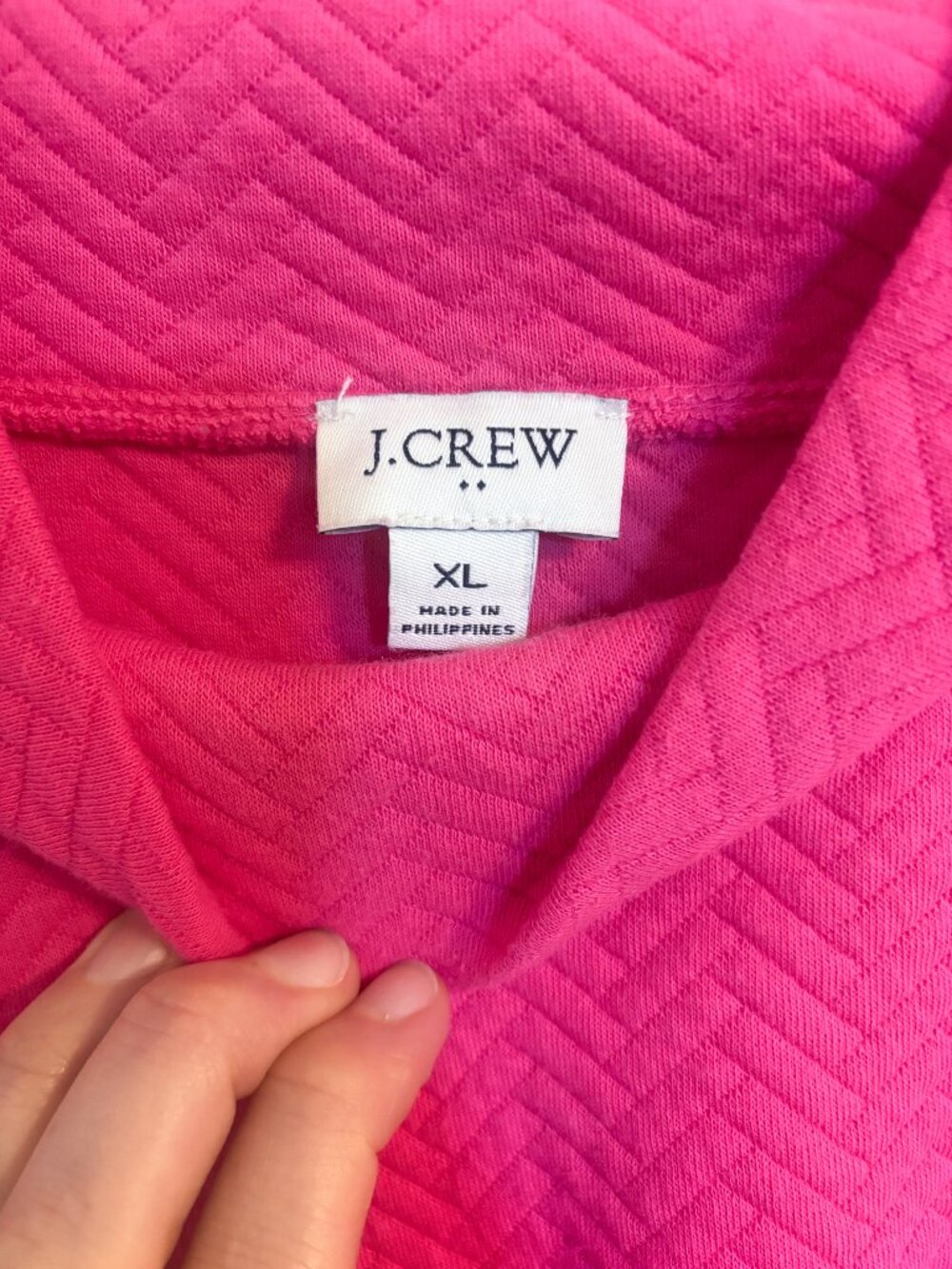 Mock Neck Pullover with Zig-Zag detailing - Picture 4 of 5